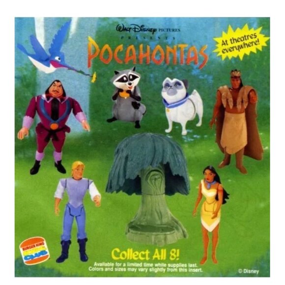 1995 SEALED Disney Pocahontas Action Figure Burger King Toy Vtg 1990s - Picture 6 of 8